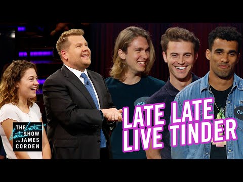 Late Late Live Tinder - Seeking a Strong Jawline Late Late Live Tinder - Seeking a Strong Jawline