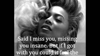 Beyonce - I Miss You Lyrics