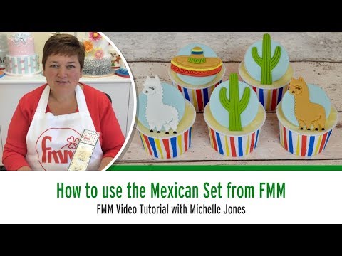 Mexican theme fondant icing cutter set - 3 designs Mexican theme fondant icing cutter set - 3 designs