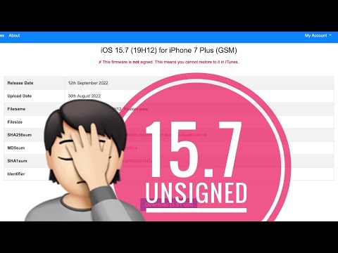 Downgrade iOS 16.1 to 15.7 NOT possible anymore!