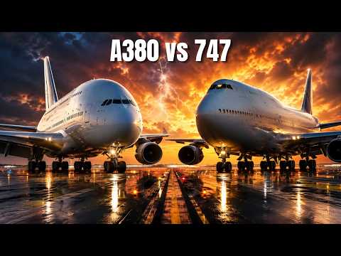 Airbus A380 vs Boeing 747: The Battle of Giant Planes