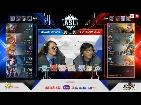 AOV | SES VS RRQ - ASL Season 2 Match 1