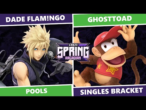 Spring Arcadian 2023: Pools - DADE FLAM!NGO (Cloud) Vs Ghoasttoad (Diddy) SSBU Singles