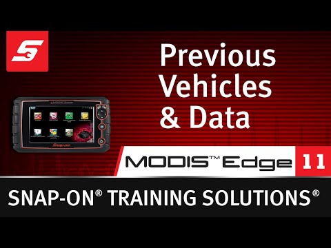 Previous Vehicles & Saved Data: MODIS Edge™ (Pt. 11/13) | Snap-on Training Solutions®