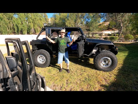 Jeep Doors Fast Swap from half to full doors and Hoss Storage Option