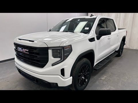 2023 GMC Sierra 1500 Crew Cab Short Box 4-Wheel Drive Elevation in White for sale at Davis GMC Buick Lethbridge in Lethbridge, AB