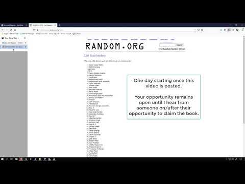 Drawing for CCNA Book Giveaway