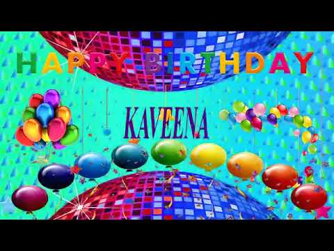 🎂 HAPPY BIRTHDAY KAVEENA 🎈 (French Parisian Accent) - 80's Style -