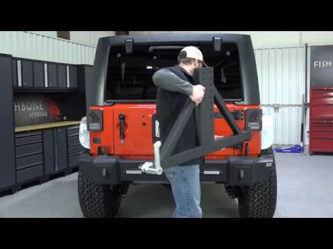 FB22050 JK Rear Bumper with Tire Carrier Installation Guide