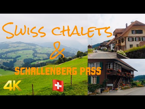 4K Drive Tour Schallenberg Pass, Switzerland | Swiss Chalets & Farmhouses