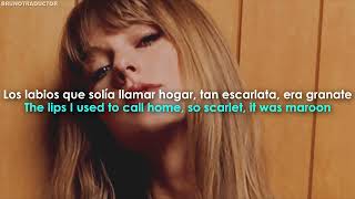 Taylor Swift - Maroon // Lyrics + Español