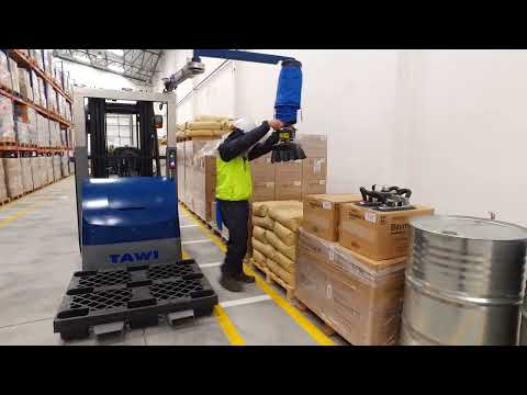 TAWI Mobile Order Picker | Vacuum Lifting and Picking Sacks