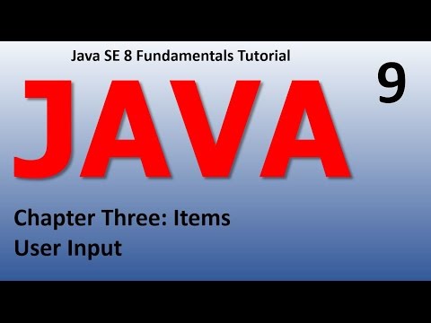 Java User Input Epi 9