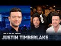 Justin Timberlake Talks Getting Tackled by Travis Kelce and Sings a Classroom Instruments Mashup