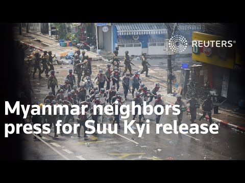 緬甸鄰國要求釋放素季 (Myanmar neighbors press for Suu Kyi release)