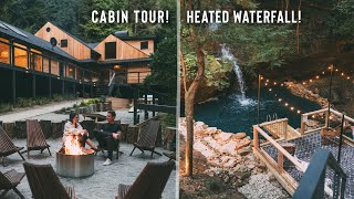 Epic Cabin w/ Natural Waterfall Swimming Hole that sleeps 18 | Touring The Cliffs at Hocking Hills