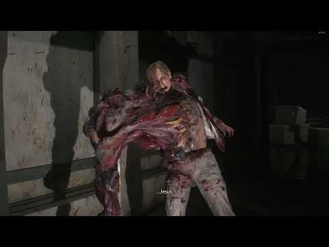 Resident Evil 2 William Birkin muttering "help me"