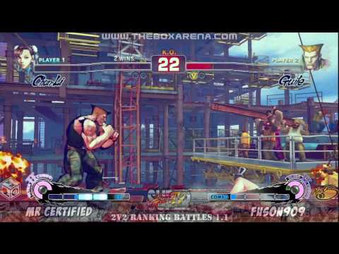 Ranking Battles 1.1 (2v2) Mr. Certified (CH) - Beefcake (BA) Vs. Fuson909 (GU) - Moval (BL)