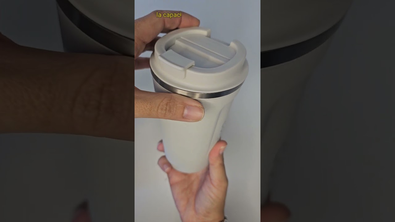 Vaso mug termico coffee café tapa antiderrame hermetico