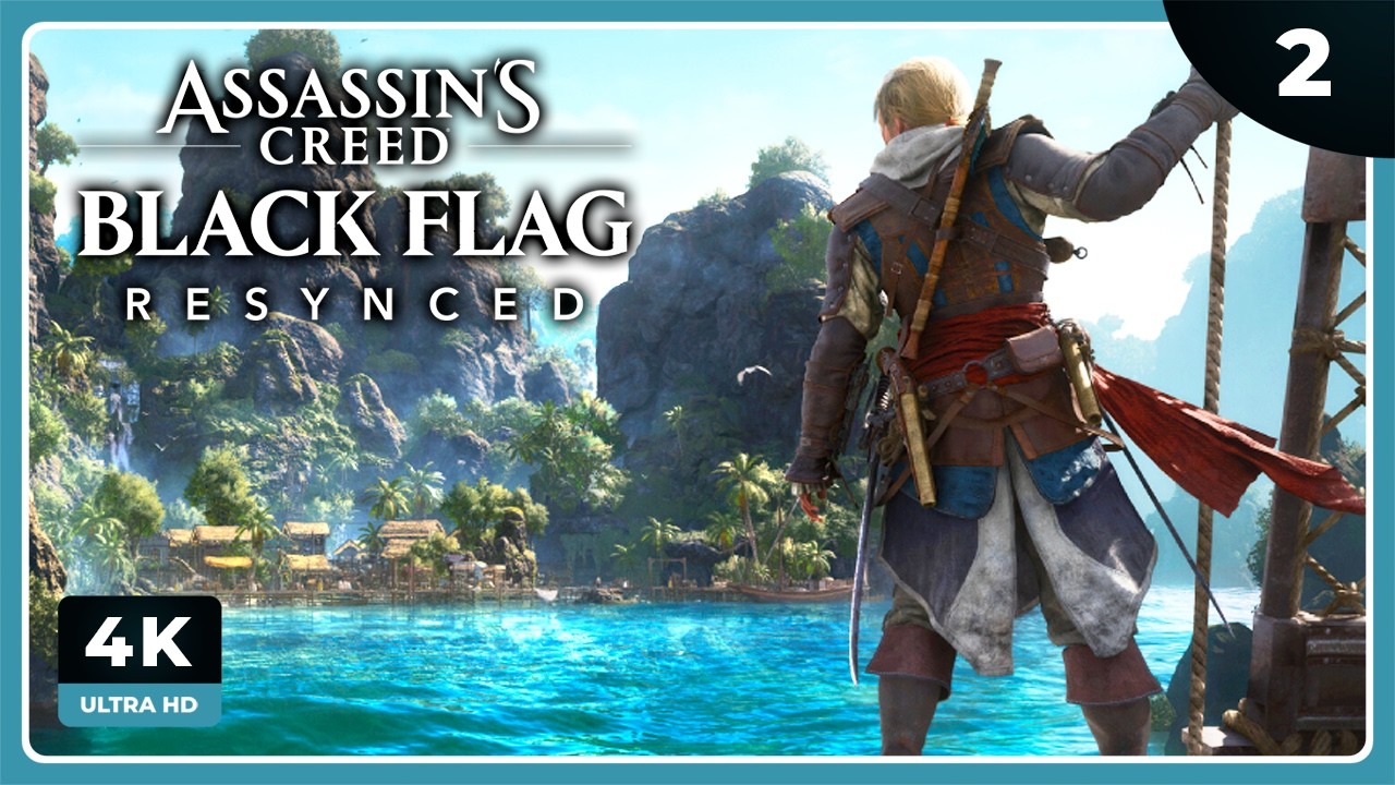ACBF #2 | UN POCO DE MUNDO ABIERTO | ASSASSIN'S CREED BLACK FLAG RESYNCED Gameplay Español
