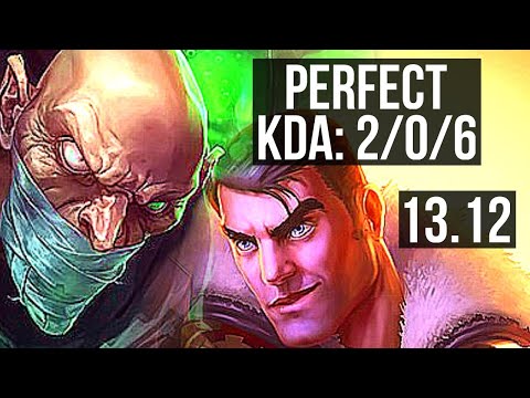 SINGED vs JAYCE (TOP) | 2/0/6, 2.1M mastery, 1200+ games | NA Master | 13.12