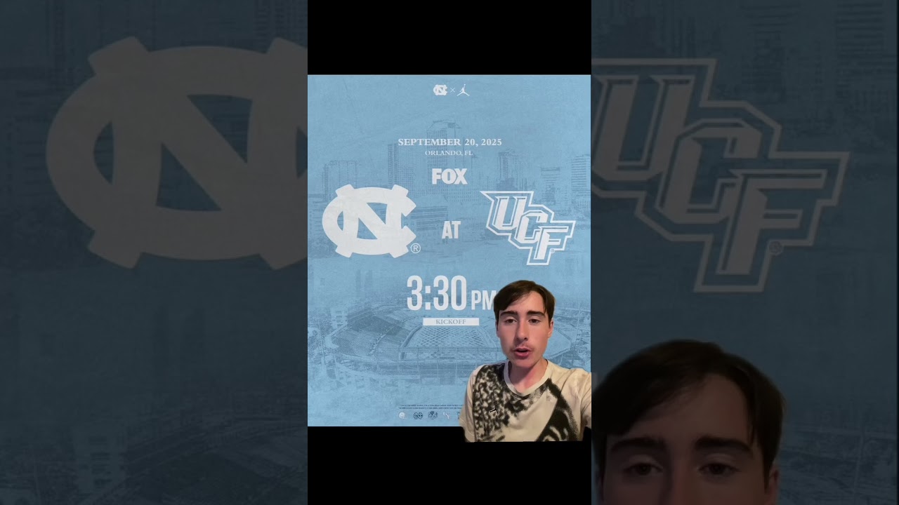 UNC vs UCF game time & TV coverage announced