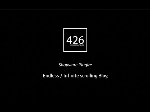 Shopware plugin: Endless / Infinite scrolling blog