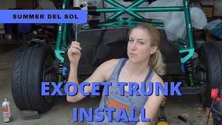 Exocet Tank Cover Installation