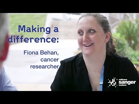 Sanger Institute - Making a difference: Fiona Behan, cancer researcher