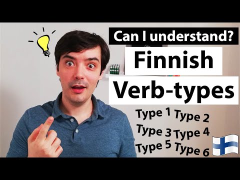 Finnish Verb types: 30 verbs you'll learn first