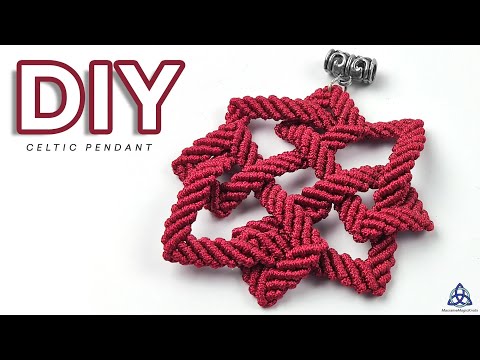 Macrame Bracelet Tutorial Celtic Style EASY and Simple Macrame Design