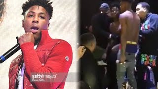 NBA YoungBoy Checks Quando Rondo And Takes Mic Away From Him