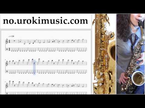 Saksofon Kurs (Tenor) Lukas Graham - 7 Years Trening Studie Del 1 øvelser um-i935