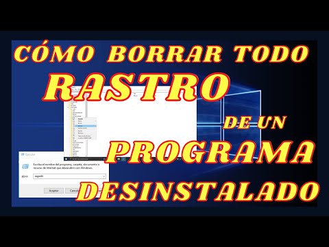 Como BORRAR todo RASTRO de un PROGRAMA DESINSTALADO