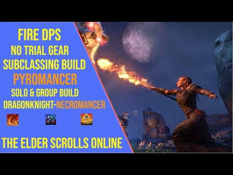 Powerful Fire DPS Build for ESO Update 46 - Magicka Dragonknight Subclassing Build