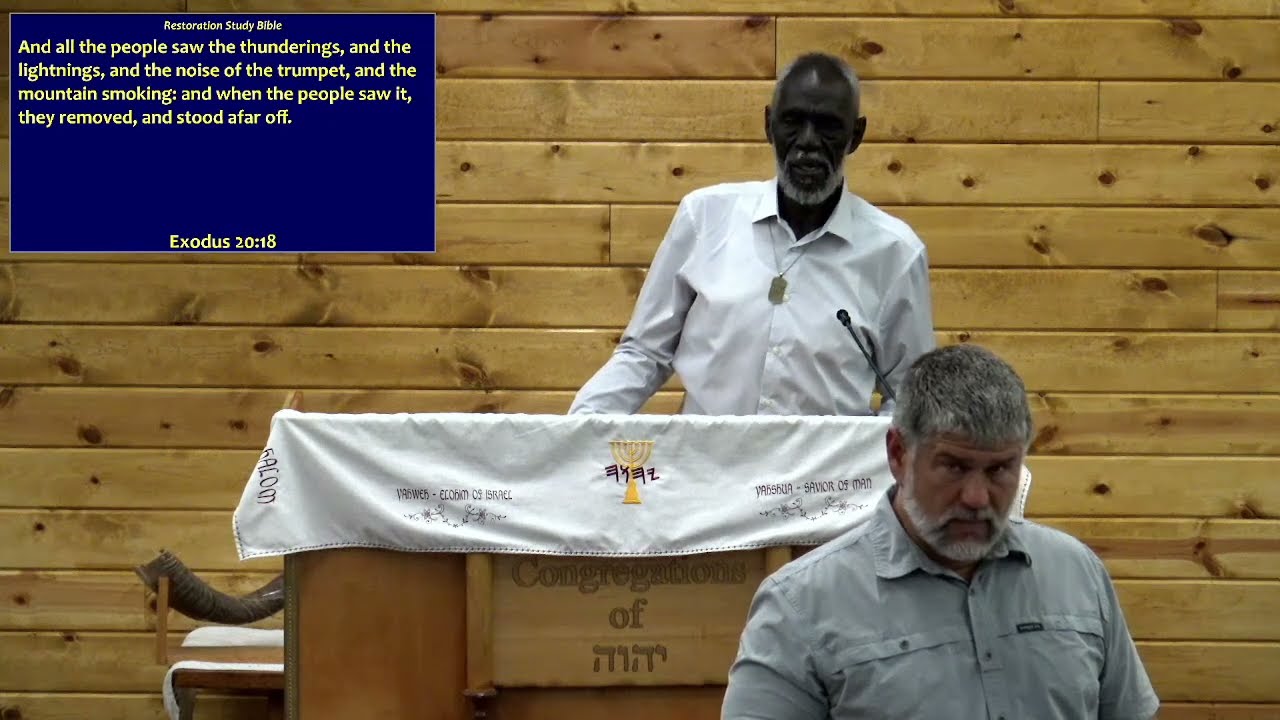 Sukkot Day 7 (Weekly Shabbat) Special Guest Pastor EJ Robinson