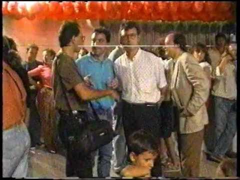 Feria de Almería 1992. Caseta UNICAJA.