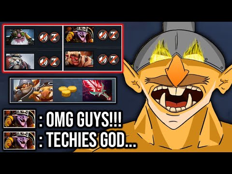 The Reason WHY He Muted Everyone!!! NEW TECHIES GOD SOLO WIN with 10K Behavior PMA Mode Dota 2