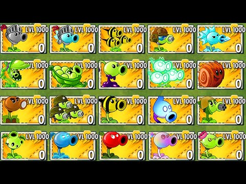 All Pea Plants LEVEL 1000!