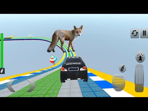 US Police Car Chase : Stunt Mode | Mega Ramp Police Car Simulator #android3d #gaming #14