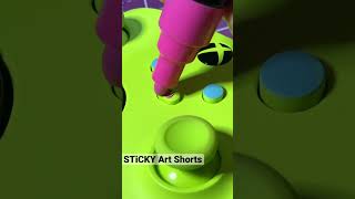 Custom XBoX One Controller Using POSCA Paint Pens #shorts #xbox  #custom