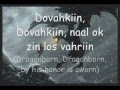 Skyrim: The Dragonborn Comes (Malukah) Lyrics ...