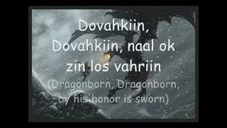 Skyrim: The Dragonborn Comes (Malukah) Lyrics