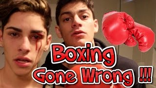 BOXING VIDEO GONE WRONG !! ( Flamingeos w/ Edwin )