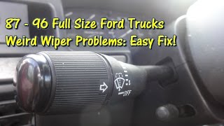 Easy Fix! Ford Truck Wiper Issues Solved by @GettinJunkDone