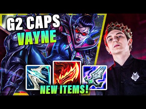 G2 CAPS PLAYING VAYNE TOP W/ NEW ITEMS VS HECARIM | PRESEASON S11 G2 PLAYERS STREAM GAMEPLAYS