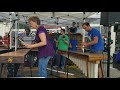 Boka Marimba performing at the Saturday Market in downtown Portland.