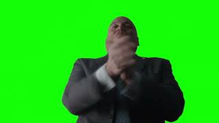 Wilson Fisk Kingpin clapping Daredevil Born Again green screen