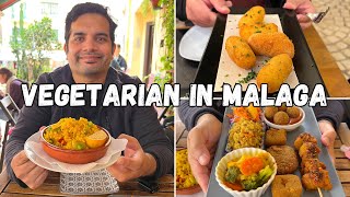 VEGETARIAN / Vegan Food we ate in MALAGA, Spain