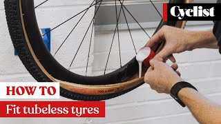 How to fit tubeless tyres: Pro tips for fitting tubeless tyres, road, gravel and mtb.
